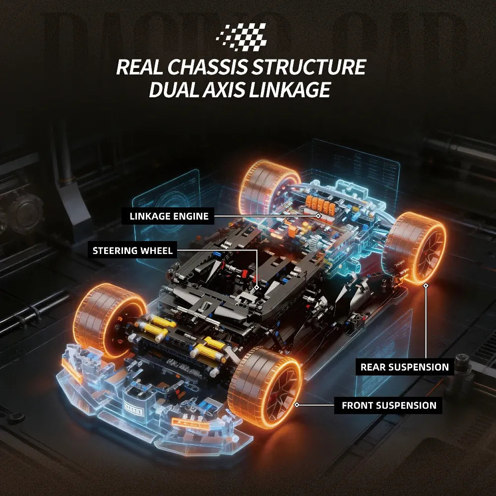 Reobrix 11011 - Hypercar Xbow GT-XR - vue 7 | Power Blockz