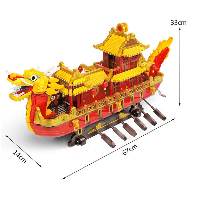xb25002 - Cantonese Dragon Boat - vue 6 | Power Blockz