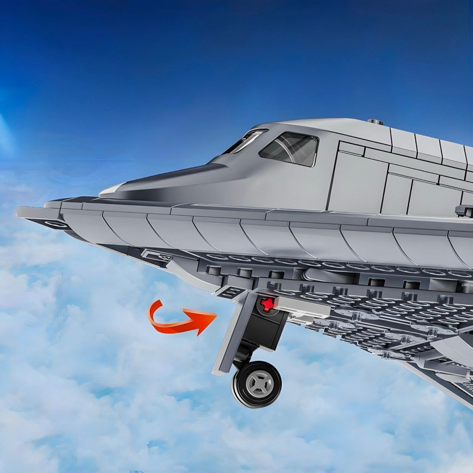 Reobrix 33038 - H-20 Long Range Bomber - vue 5 | Power Blockz
