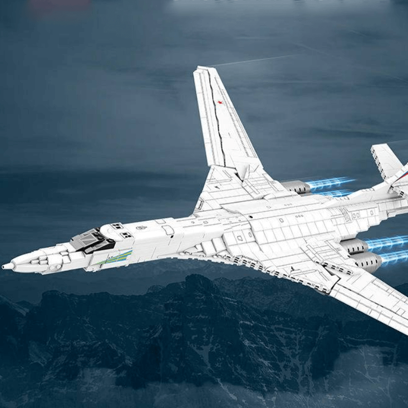 Reobrix 33036 - TU-160 Strategic Bomber - vue 2 | Power Blockz
