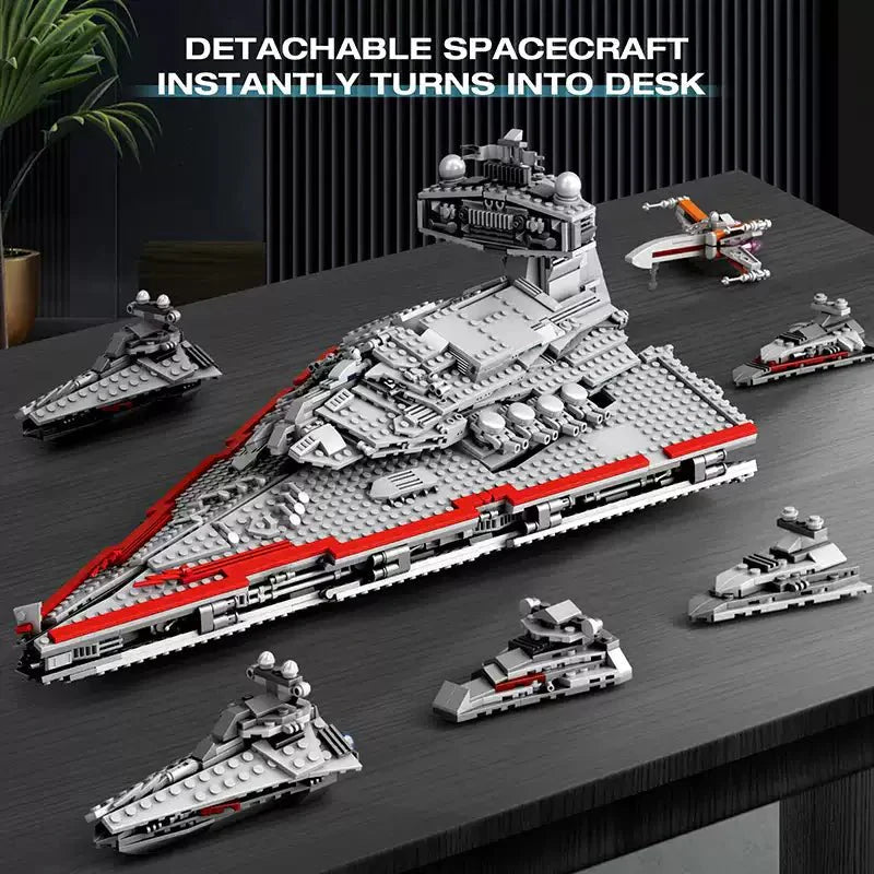 Reobrix 99007 - Star Destroyer 3D Painting - vue 2 | Power Blockz