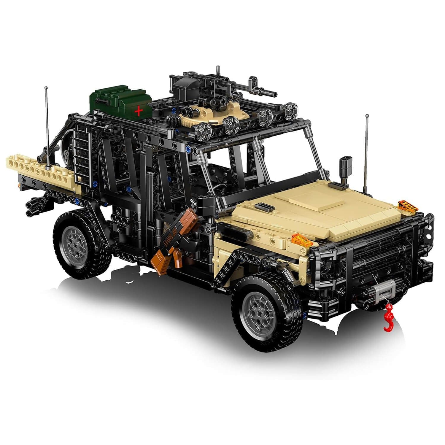 Mould King 20041 - RC Air Assault Tactical Vehicle - vue 2 | Power Blockz