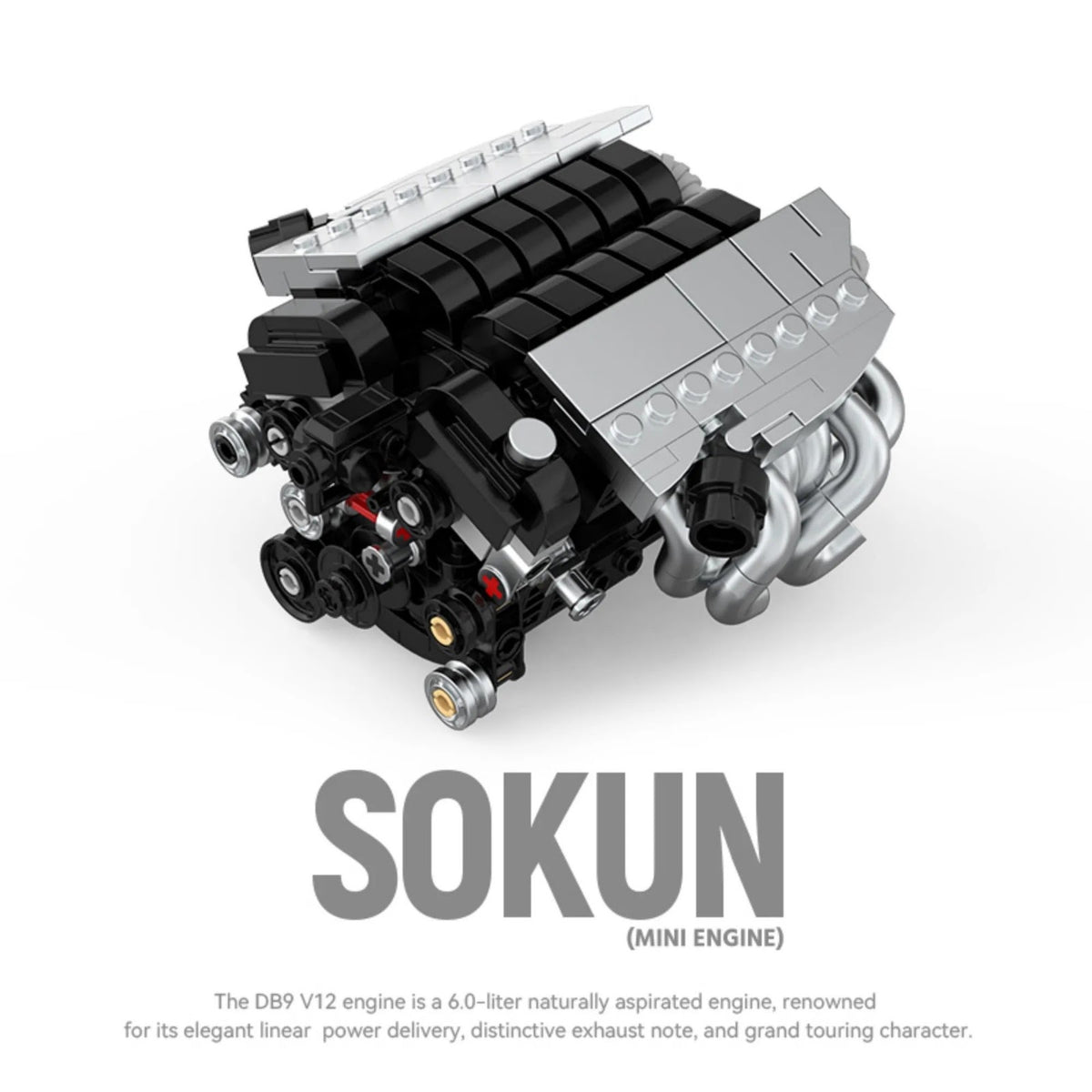 POWERBUILD PB8869C - Aston Martin DB9V12 Engine - vue 5 | Power Blockz