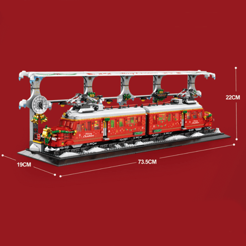 Reobrix 66034 - Christmas Train Set - vue 7 | Power Blockz