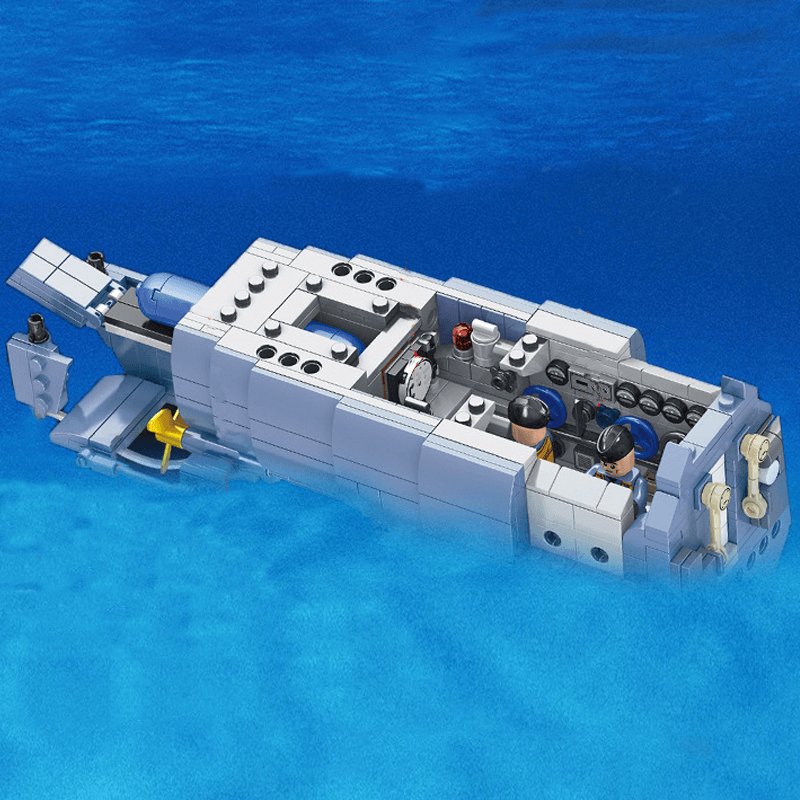 Panlos 628011 - VIIC U-552 Submarine - vue 4 | Power Blockz