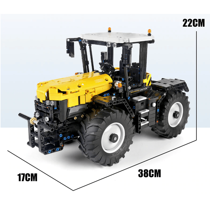 Mould King 17019 - High-Speed Farm Tractor - vue 13 | Power Blockz