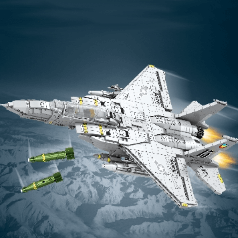 Reobrix 33034 - F-15 Strike Eagle - vue 7 | Power Blockz