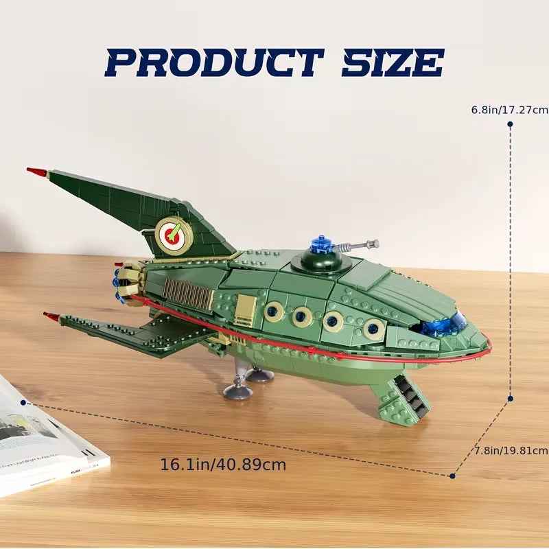 Brick Craft 72200 - Planet Express Ship - vue 5 | Power Blockz