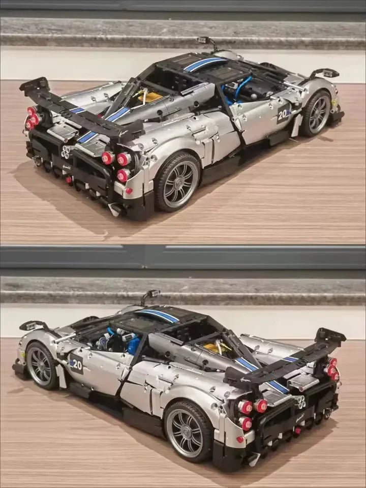 Rastar 97900 - Carbon Aero Huayra BC Hypercar - vue 12 | Power Blockz