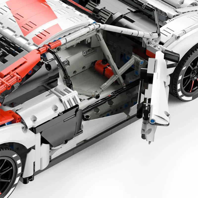 Rastar 99310 - Static Version - Audi R8 LMS GT3 - vue 13 | Power Blockz