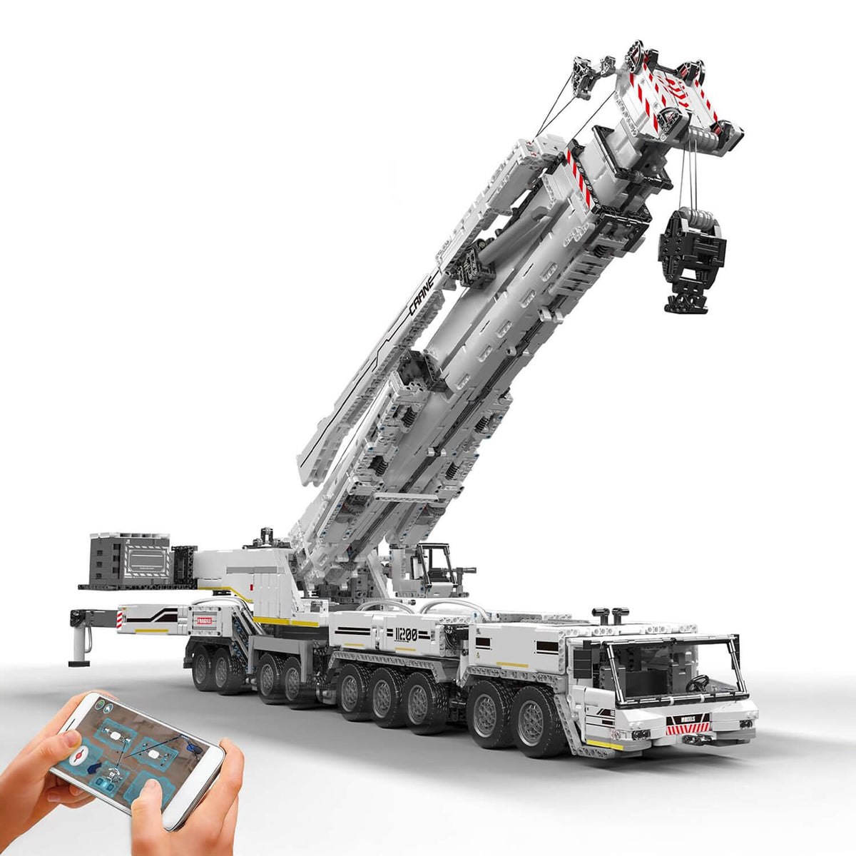 Mould King 17007 - Heavy Duty RC Crane V2 - vue 3 | Power Blockz
