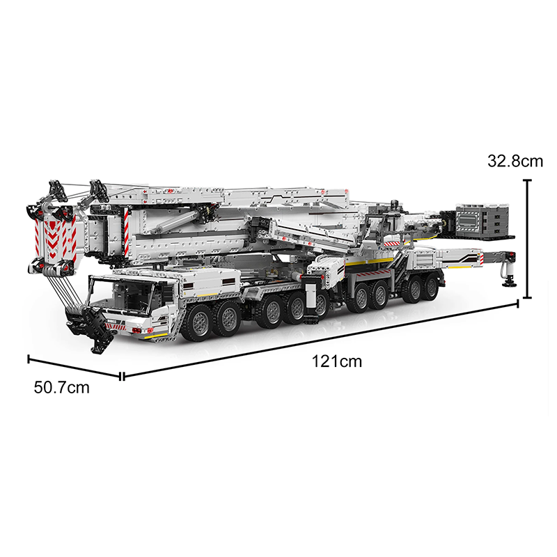 Mould King 17007 - Heavy Duty RC Crane V2 - vue 14 | Power Blockz