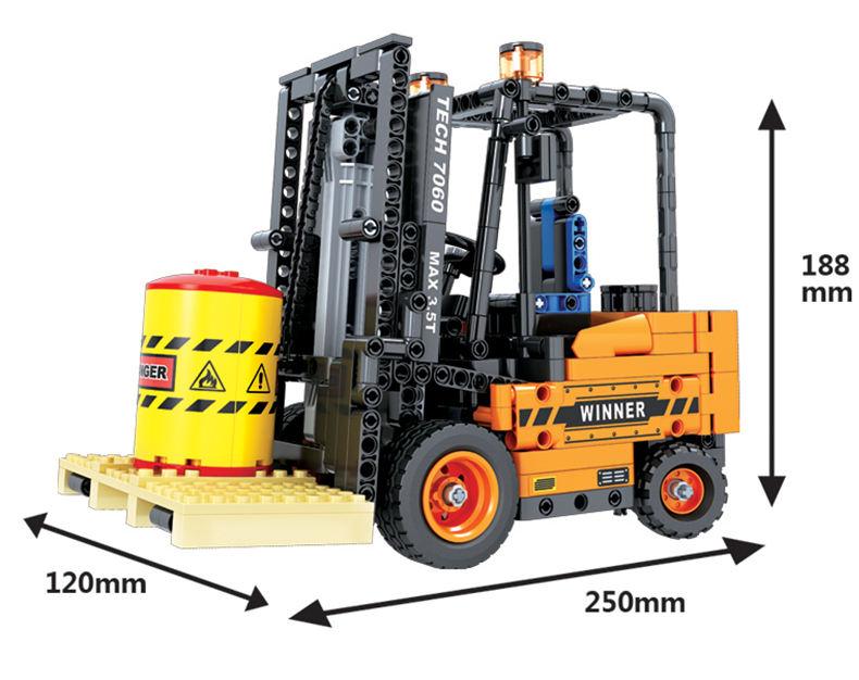 IBLOCK PL-920-114 - Warehouse Forklift Model - vue 5 | Power Blockz