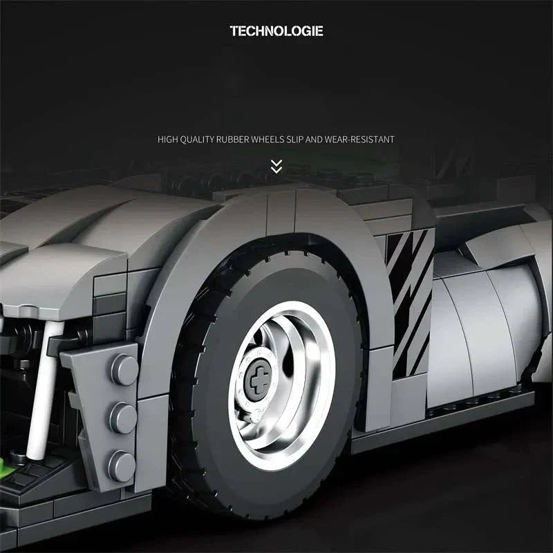 Reobrix 11031 - Wingless Hybrid 9x8 Le Mans Racer - vue 5 | Power Blockz