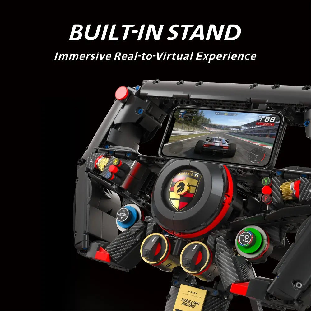 HUIYOYOYI H2002 - 1:1 Vision GT Steering Wheel - vue 5 | Power Blockz