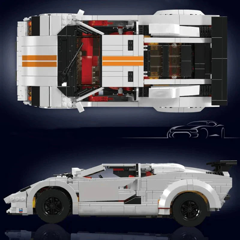 RC Retro Wedge Supercar - vue 3