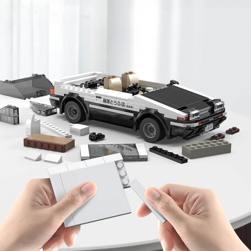 C51086W PF with our box - Remote Controlled AE86 Trueno - vue 9 | Power Blockz