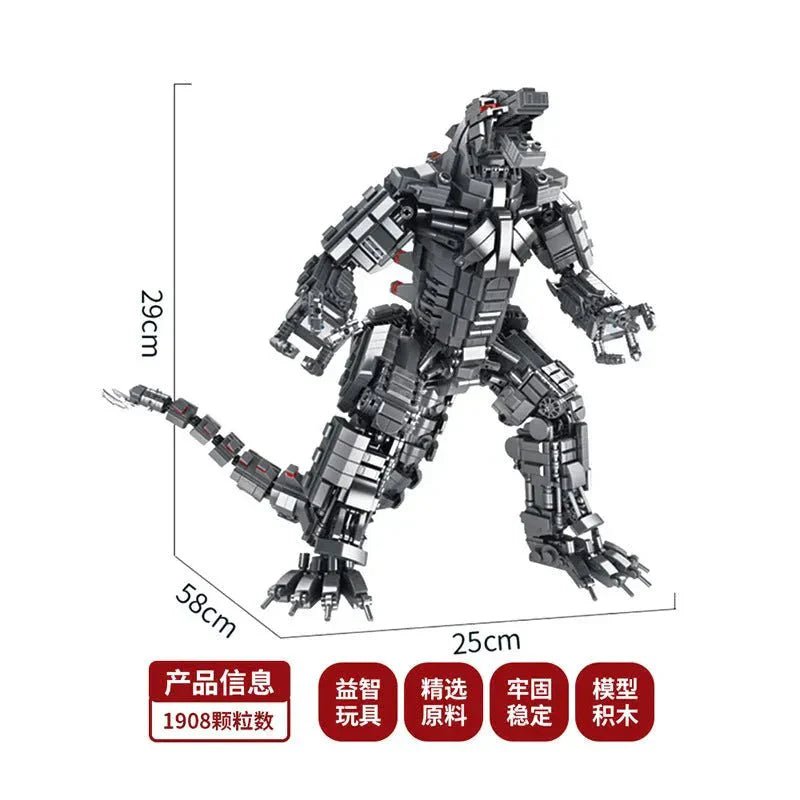 Movie Expert Mecha Godzilla Bricks Toy | 1903pcs - Movie Expert Mecha Godzilla Bricks Toy - vue 7 | Power Blockz