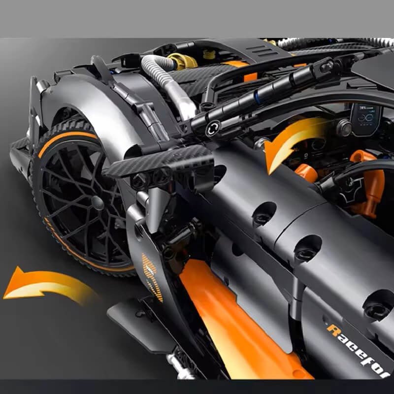 Guly 10646 - Static Version - Ultimate Senna GTR Track Hypercar - vue 10 | Power Blockz