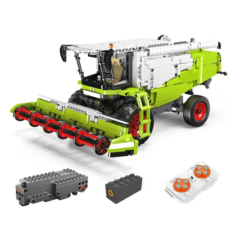 Mould King 17014 - RC Combine Harvester - vue 3 | Power Blockz