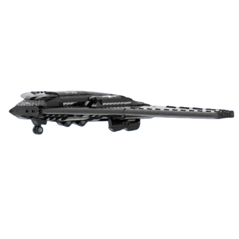 Gobricks MOC A0833 - Xian H-20 - vue 5 | Power Blockz