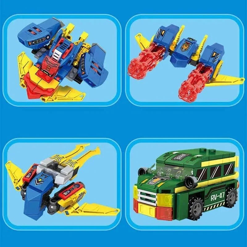 Transforming Super Commander Car Robot Bricks Kids Toys | 766pcs - Transforming Super Commander Car Robot Bricks Kids Toys - vue 6 | Power Blockz