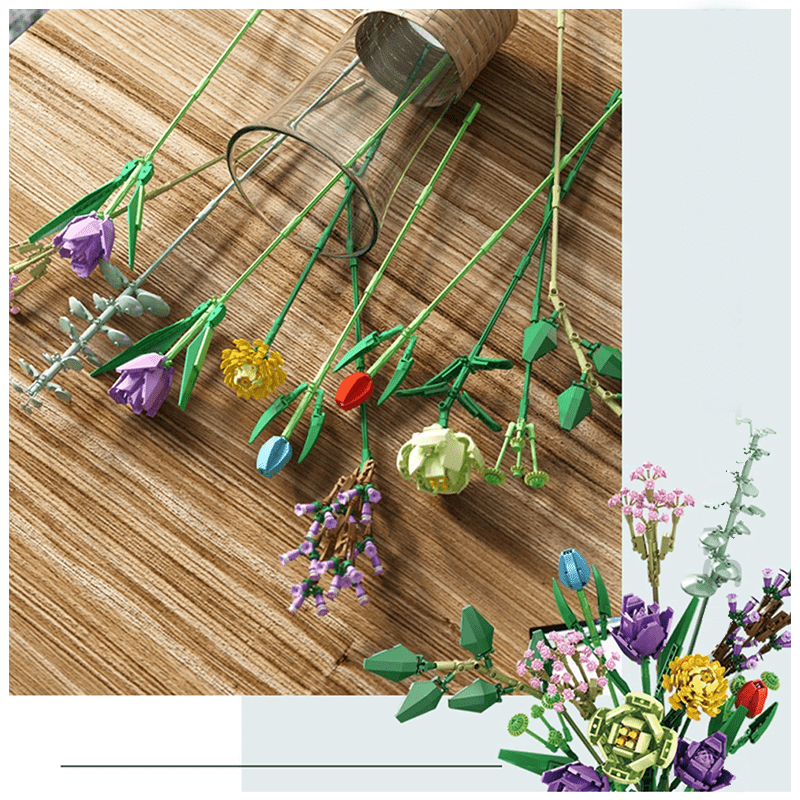 Panlos 655001 - Flower Bouquet - vue 4 | Power Blockz