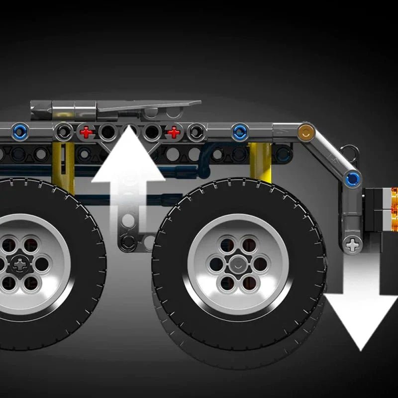 Mould King 13202 - Aerodyne Tractor Truck Technic - vue 2 | Power Blockz