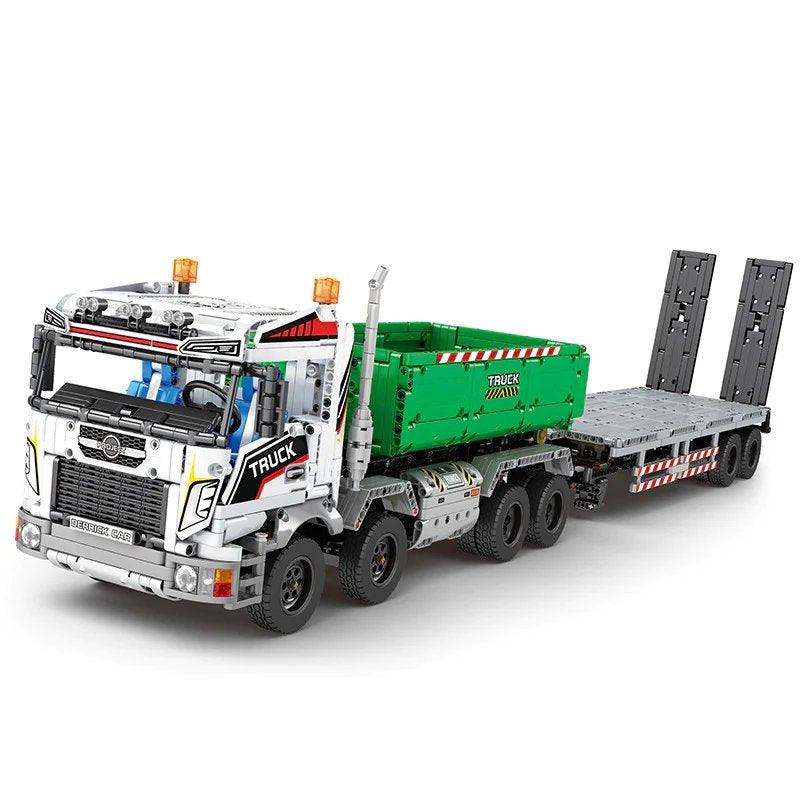 Reobrix 22021 - Dump Truck with Trailer | Power Blockz
