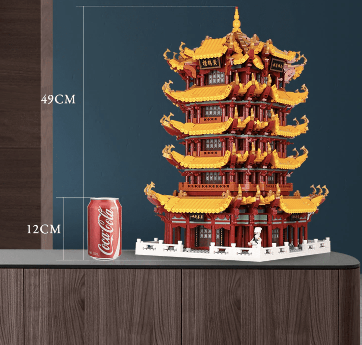 Wange 6214 - Yellow Crane Tower - vue 11 | Power Blockz