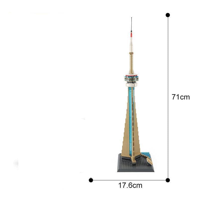 Wange 4215 - CN Tower Toronto - vue 2 | Power Blockz