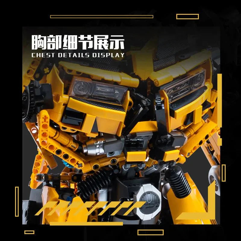 KBOX V5007 - Transformation DJ Rambo Man Mech Robot Bricks Toy - vue 5 | Power Blockz
