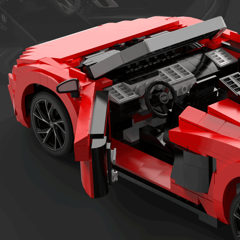Rastar 93800 - Audi R8 Spyder - vue 10 | Power Blockz