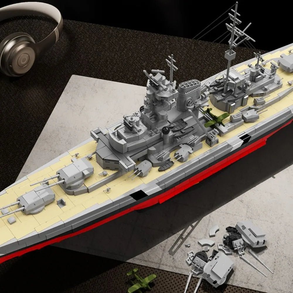 12GO 98005 - WWII Battleship 1940 - vue 2 | Power Blockz