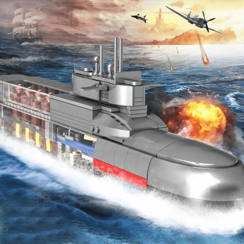 Zhegao QJ5063 - Type 092 Nuclear Submarine - vue 5 | Power Blockz