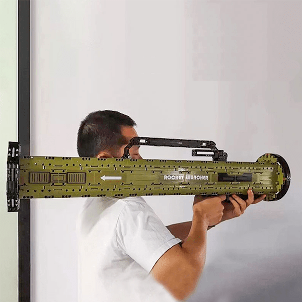 Reobrix 77027 - M136 AT-4 Anti Tank Grenade Launcher - vue 5 | Power Blockz