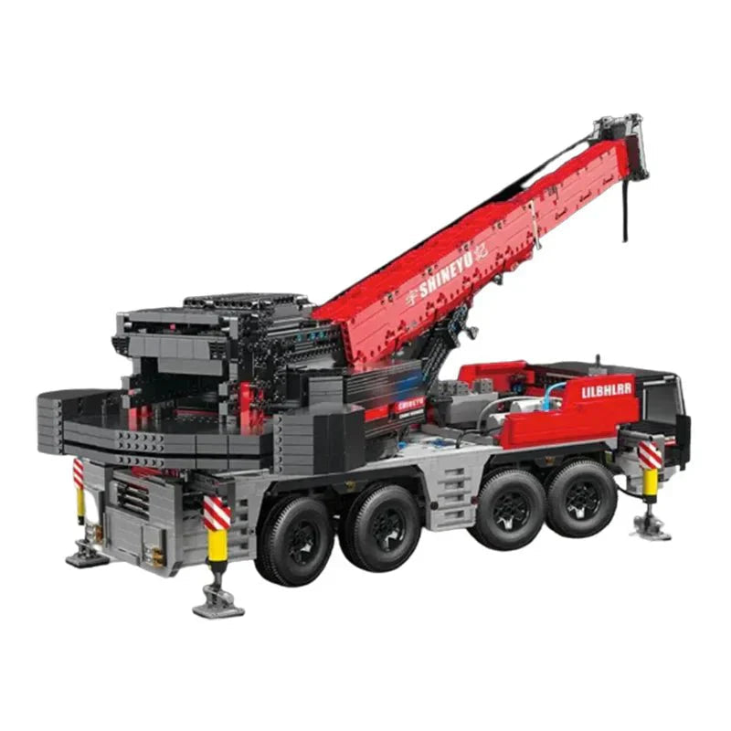 Mould King 17003 - RC Mobile Crane - vue 9 | Power Blockz