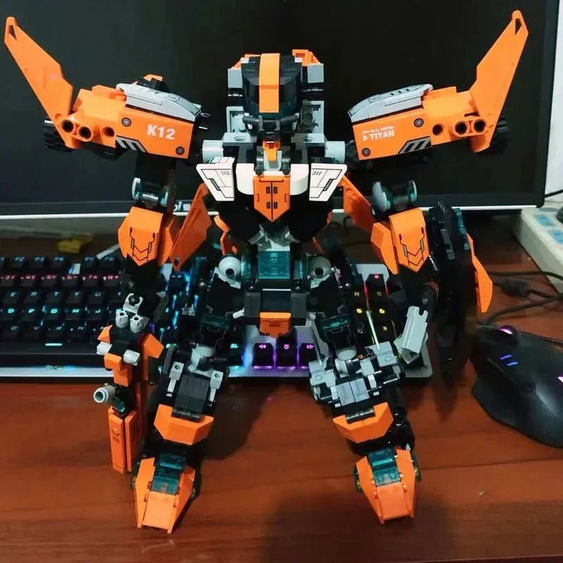 Transformer Titan Knight Mecha Robot Warrior | 996pcs - Transformer Titan Knight Mecha Robot Warrior - vue 6 | Power Blockz
