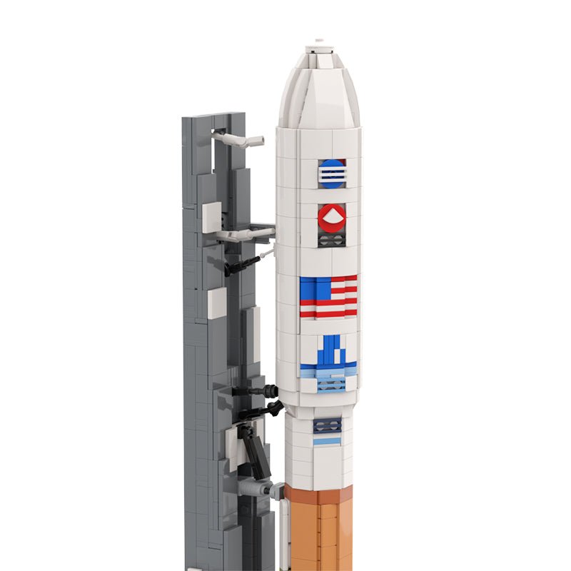 Gobricks MOC-121937 - Atlas V Launchpad - vue 5 | Power Blockz