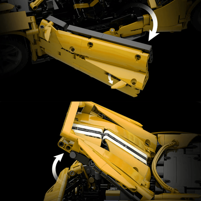 CaDa C61057W - V8 F488 Italian Track Supercar Yellow - vue 11 | Power Blockz