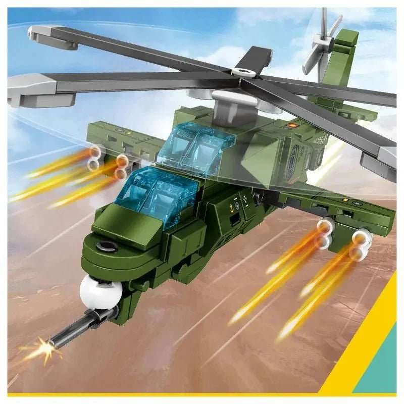 Steel Mecha Transformed Fighter Robot | 839pcs - Steel Mecha Transformed Fighter Robot - vue 4 | Power Blockz
