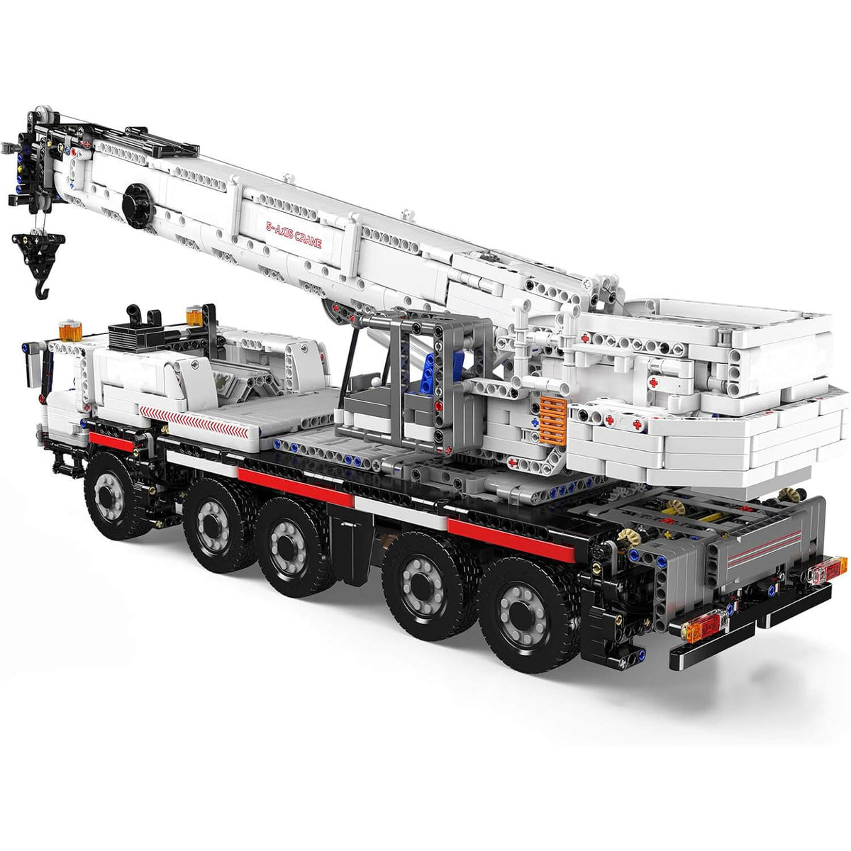 Mould King 17075 - RC All-Terrain Crane Truck - vue 3 | Power Blockz