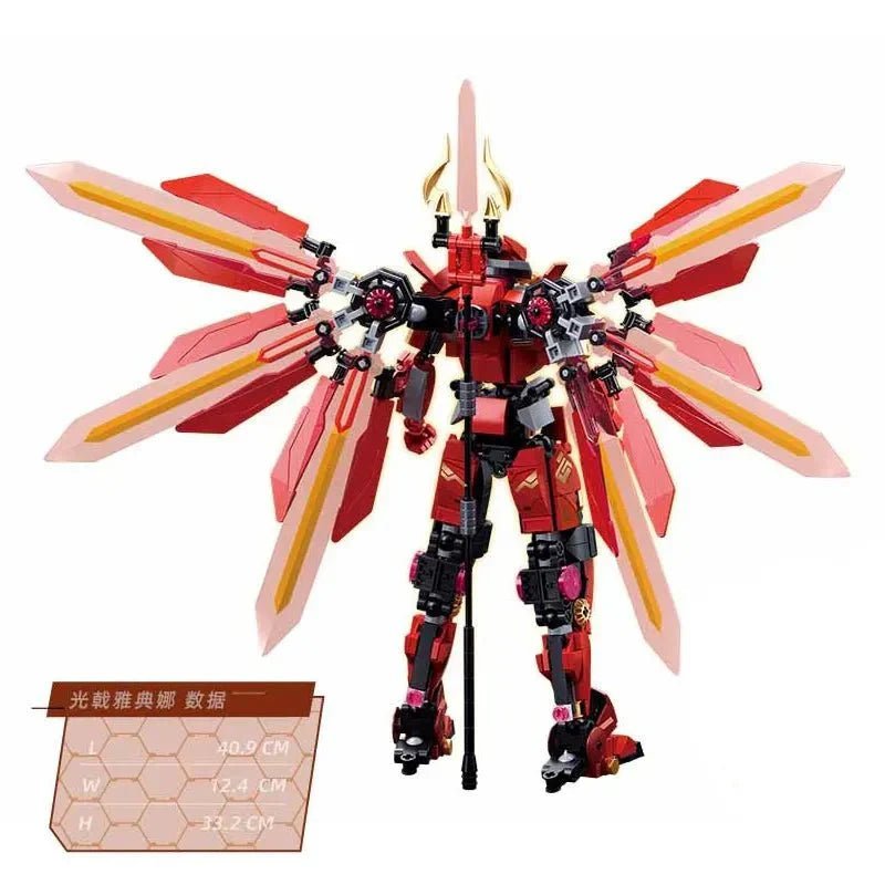 Movie Halberd Athena Transforming Mecha Robot Bricks Toy | 511pcs - Movie Halberd Athena Transforming Mecha Robot Bricks Toy - vue 5 | Power Blockz