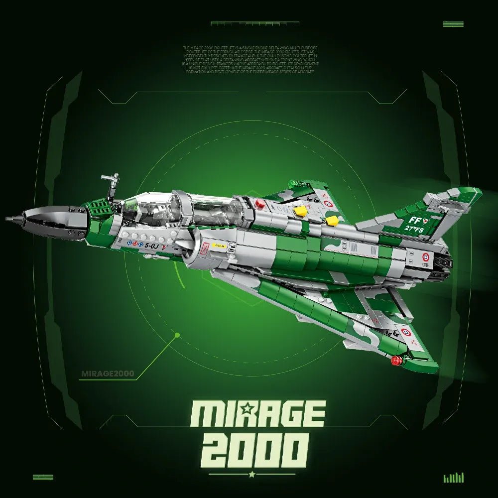 Reobrix 33044 - Mirage 2000 - vue 2 | Power Blockz