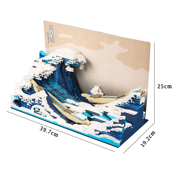 DK 3003 - The Great Wave off Kanagawa - vue 8 | Power Blockz