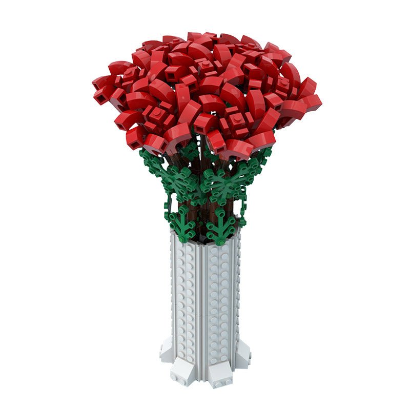 Gobricks MOC-67229 - Flower Bouquet with Vase | Power Blockz