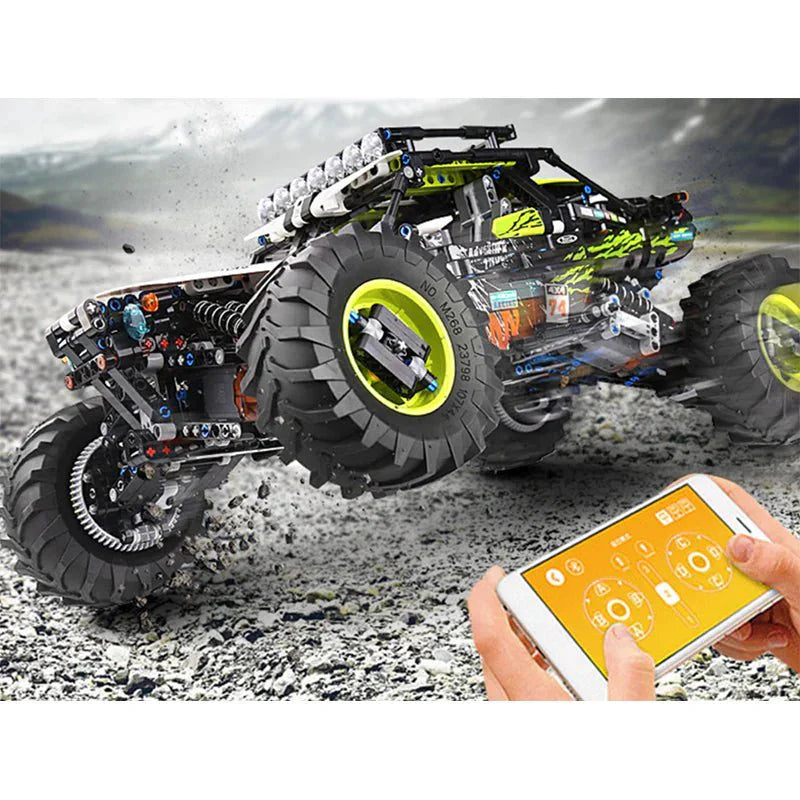 Mould King 18002 - Baja Desert Rally Buggy - vue 7 | Power Blockz