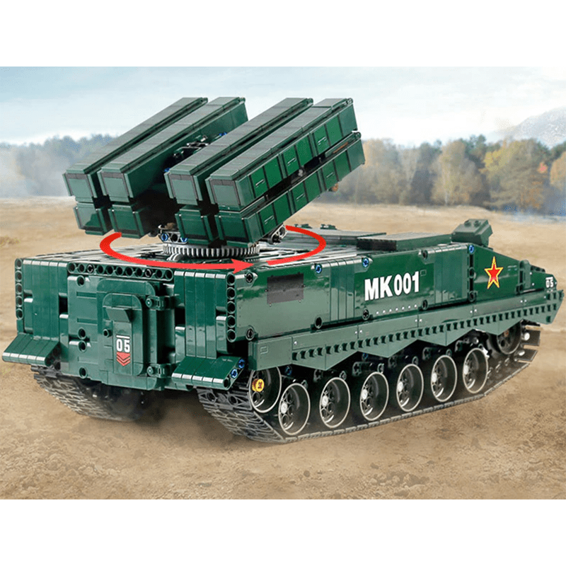 Mould King 20001 - Remote Controlled Missile Shooter - vue 4 | Power Blockz