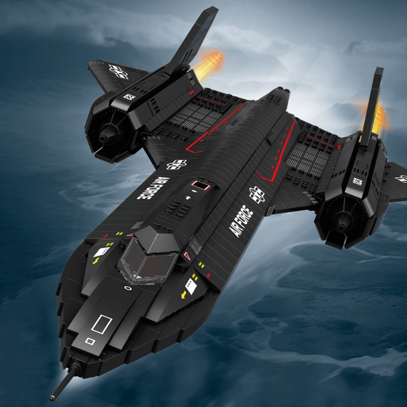 Reobrix 33041 - SR-71 Blackbird - vue 5 | Power Blockz