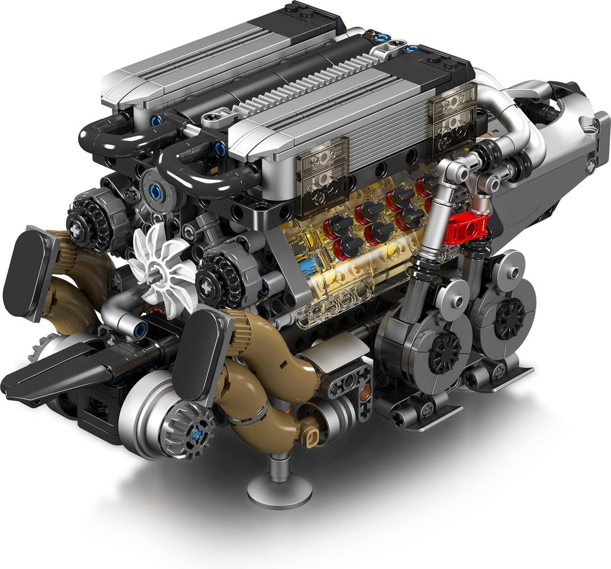 Mould King 10131 - Hypercar W16 Engine | Power Blockz